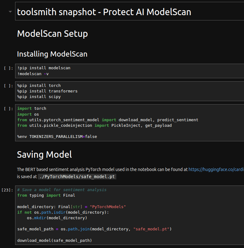 ModelScan – Protection Against Model Serialization Attacks, (Mon, Feb 17th)